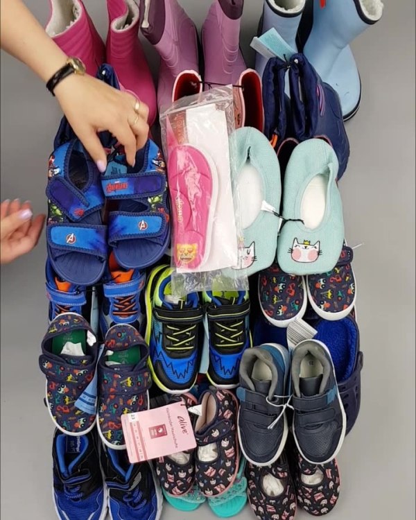 Фотография  935 - Обувь ALDI дети лето#10 кг, ЛОТ №4455 оптом в Пскове и Псковской области