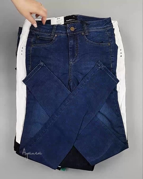 Фотография  348 - Джинсы DK Company 022024#10 кг, ЛОТ №5946 оптом в Пскове и Псковской области