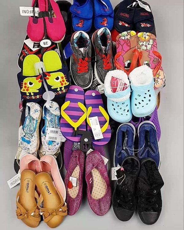 Фотография  588 - Обувь детская СТОК Summer#7,85 кг, ЛОТ №6196 оптом в Пскове и Псковской области