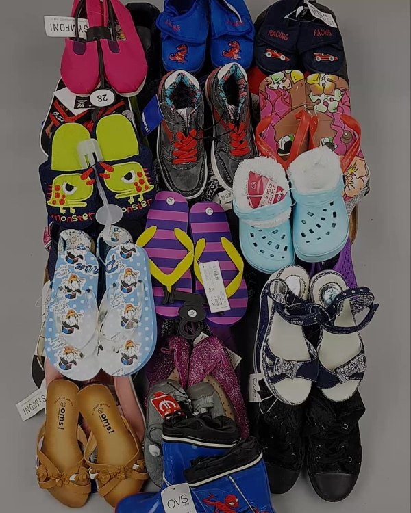 Фотография  508 - Обувь детская СТОК Summer#7,85 кг, ЛОТ №6196 оптом в Пскове и Псковской области