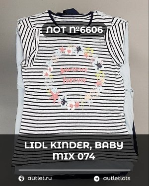 Купить LIDL Kinder Baby Winter 074#7 кг, ЛОТ №6606 оптом в Пскове и Псковской области