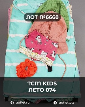 Купить TCM Kids лето 074#7 кг, ЛОТ №6668 оптом в Пскове и Псковской области