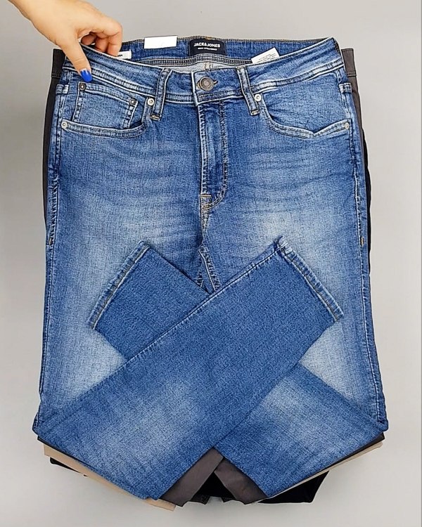 Фотография  850 - Брюки + джинсы JACK JONES 094#10 кг, ЛОТ №6962 оптом в Пскове и Псковской области