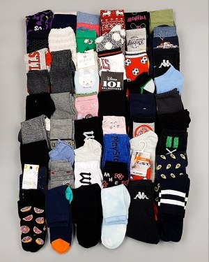 Купить Носки дети СТОК зима#5 кг, ЛОТ №6988 оптом в Пскове и Псковской области