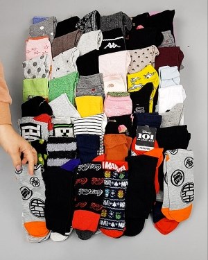 Фотография  376 - Носки дети СТОК зима#5 кг, ЛОТ №6989 оптом в Пскове и Псковской области