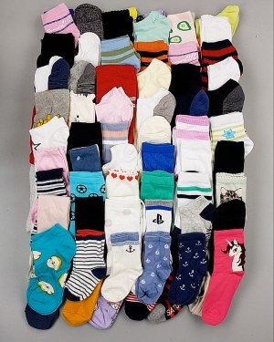 Фотография  323 - Носки дети СТОК лето#5 кг, ЛОТ №6992 оптом в Пскове и Псковской области