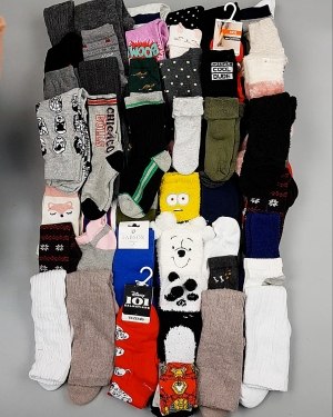 Фотография  629 - Носки дети СТОК зима#5 кг, ЛОТ №6986 оптом в Пскове и Псковской области