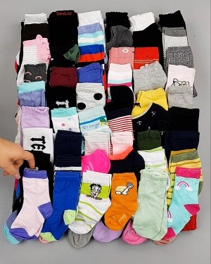 Фотография  377 - Носки дети СТОК лето#5 кг, ЛОТ №6993 оптом в Пскове и Псковской области