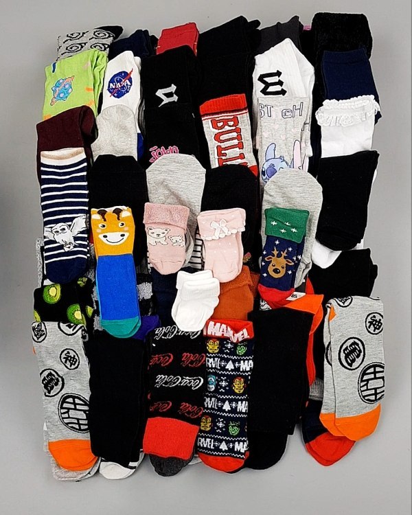 Фотография  784 - Носки дети СТОК зима#5 кг, ЛОТ №6989 оптом в Пскове и Псковской области