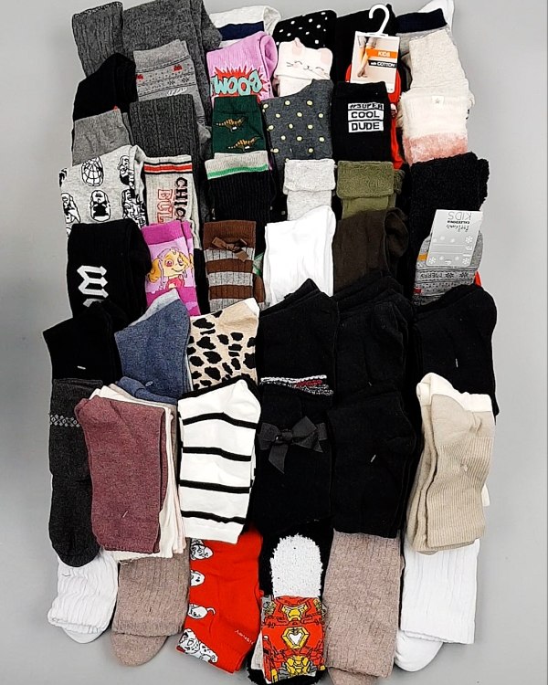 Фотография  926 - Носки дети СТОК зима#5 кг, ЛОТ №6986 оптом в Пскове и Псковской области