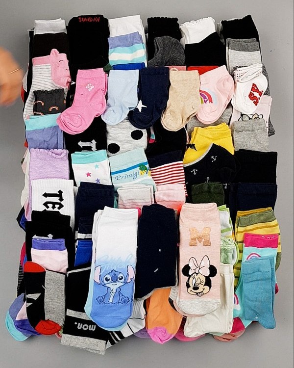 Фотография  309 - Носки дети СТОК лето#5 кг, ЛОТ №6993 оптом в Пскове и Псковской области