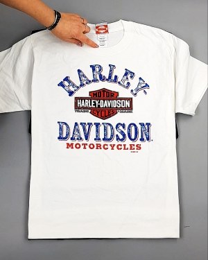 Фотография  931 - Футболки Harley Davidson 124#5 кг, ЛОТ №7470 оптом в Пскове и Псковской области