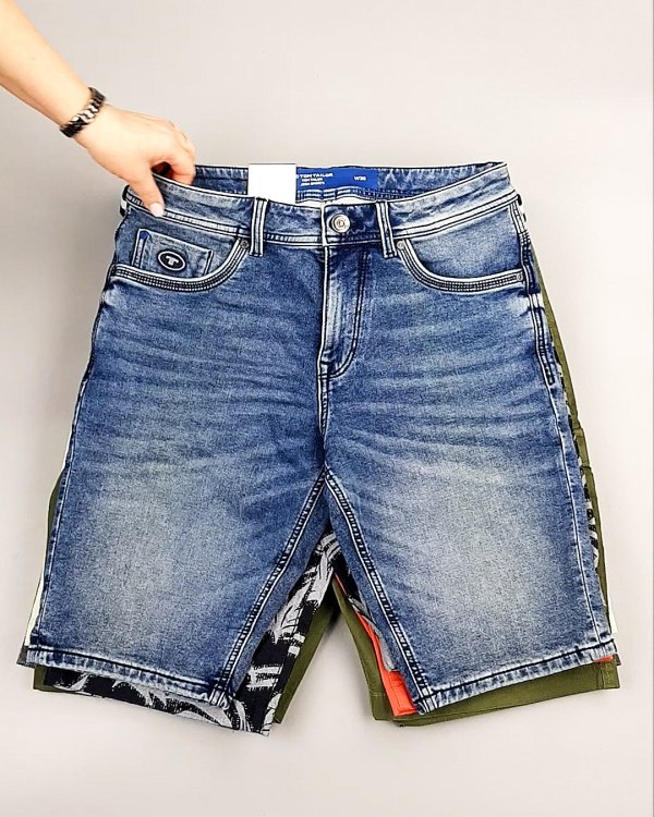 Фотография  943 - Шорты мужские TOM TAILOR 124#3,75 кг, ЛОТ №7602 оптом в Пскове и Псковской области