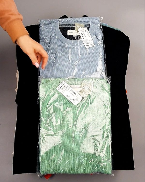 Фотография  751 - Джемпера легкие мужские TOM TAILOR 124#8,7 кг, ЛОТ №7606 оптом в Пскове и Псковской области