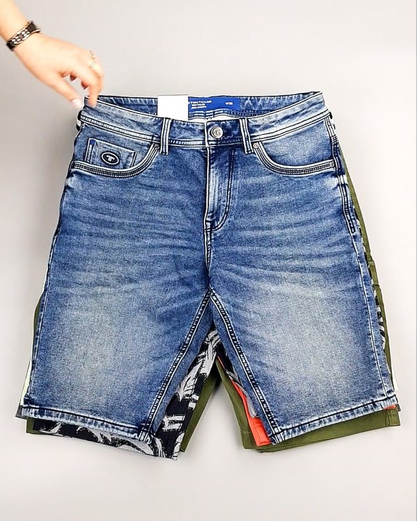 Фотография  690 - Шорты мужские TOM TAILOR 124#3,8 кг оптом в Пскове и Псковской области