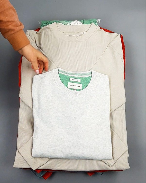 Фотография  123 - Джемпера легкие мужские TOM TAILOR 124#8,7 кг, ЛОТ №7606 оптом в Пскове и Псковской области