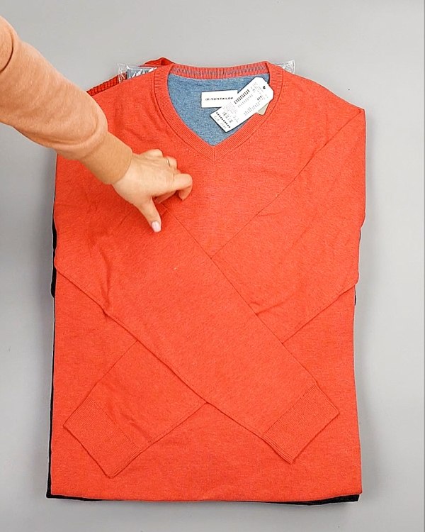 Фотография  232 - Джемпера легкие мужские TOM TAILOR 124#8,35 кг, ЛОТ №7605 оптом в Пскове и Псковской области