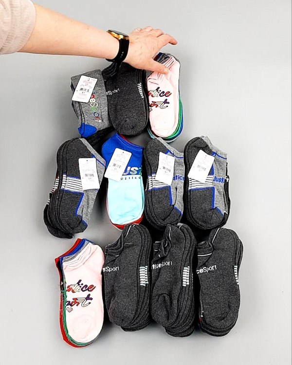 Фотография  613 - Носки дети лето CAN 084#5 кг, ЛОТ №8001 оптом в Пскове и Псковской области