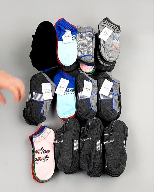 Фотография  481 - Носки дети лето CAN 084#5 кг, ЛОТ №8001 оптом в Пскове и Псковской области