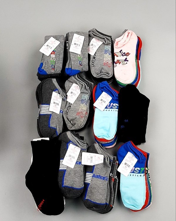 Фотография  729 - Носки дети лето CAN 084#5 кг, ЛОТ №8000 оптом в Пскове и Псковской области