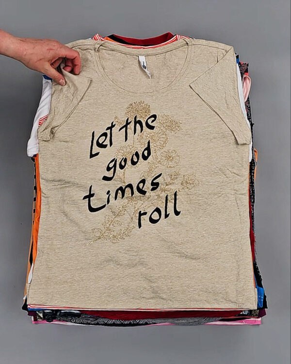 Фотография  266 - Футболки м/ж Cr+Ex#8 кг, ЛОТ № ВК0100 оптом в Пскове и Псковской области