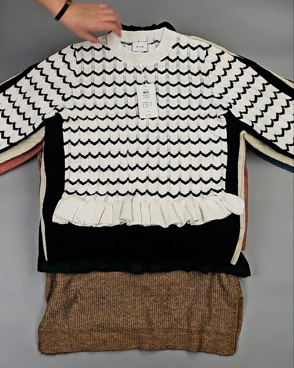 Фотография  540 - Джемпера VILA W 104#7 кг, ЛОТ СТ-9994 оптом в Пскове и Псковской области