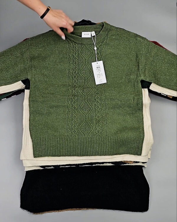 Фотография  643 - Джемпера VILA W 104#7 кг, ЛОТ СТ-9991 оптом в Пскове и Псковской области