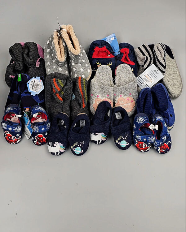 Фотография  939 - Обувь домашняя дети СТОК 065#3,2 кг, ЛОТ СТ-9727 оптом в Пскове и Псковской области